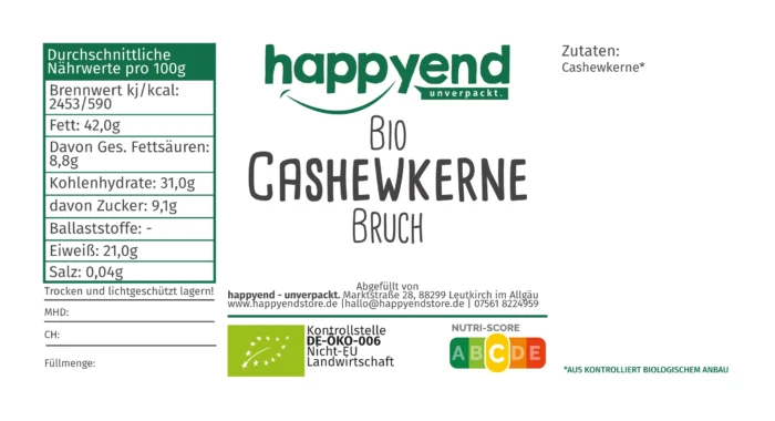 Bio Cashewkerne, Cashewbruch – Bild 3