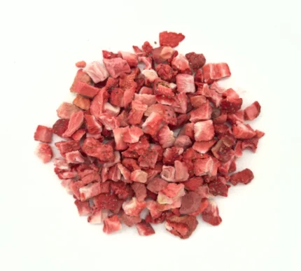 Bio Erdbeeren, gefriergetrocknet, Nahaufnahme - Produktbild lose