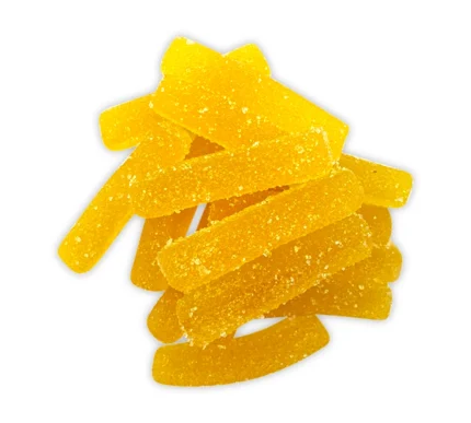 Fruchtgummis "Saure Pommes" Nahaufnahme - Produktbild lose