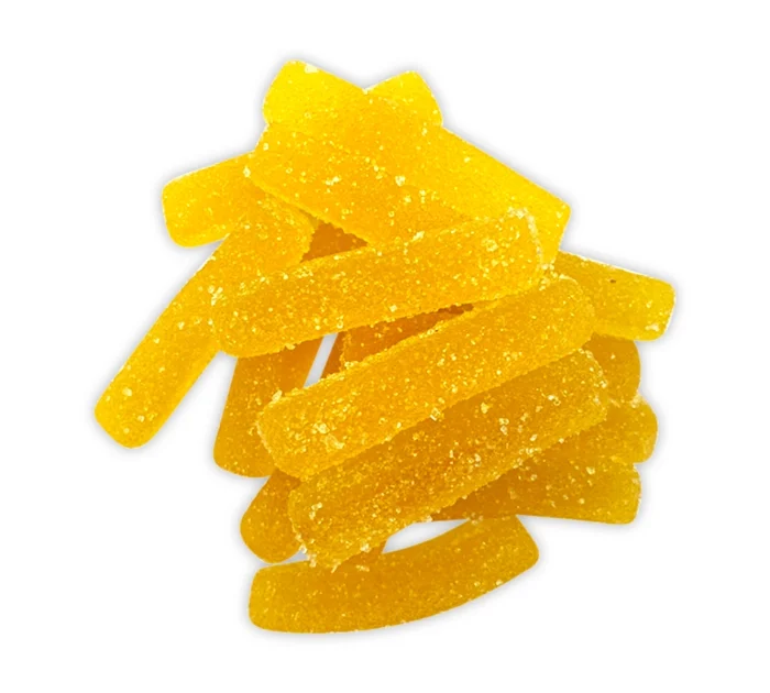 Fruchtgummis "Saure Pommes" Nahaufnahme - Produktbild lose