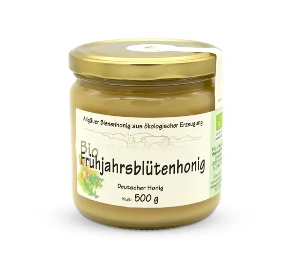 Bio Frühjahrsblütenhonug, 500g im Glas