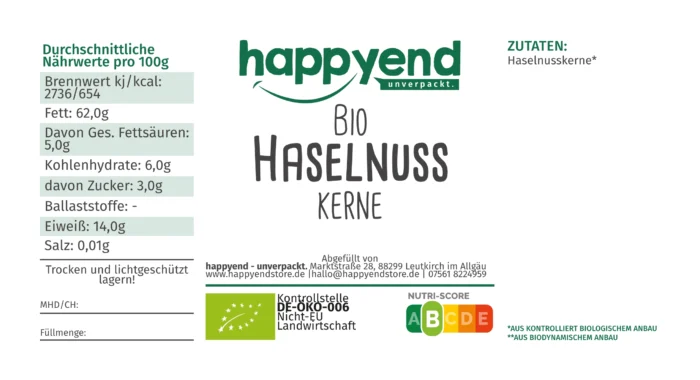 Bio Haselnüsse, Haselnusskerne – Bild 3