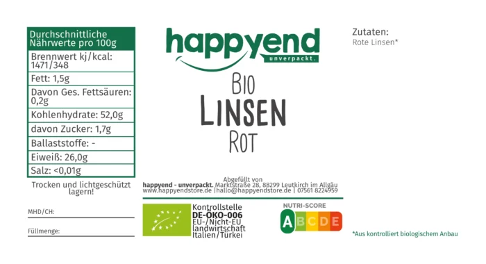 Bio Rote Linsen – Bild 3