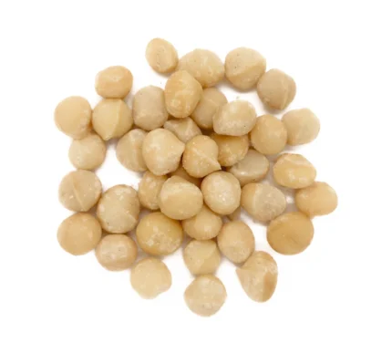 Bio Macadamia Nusskerne Nahaufnahme Produktbild