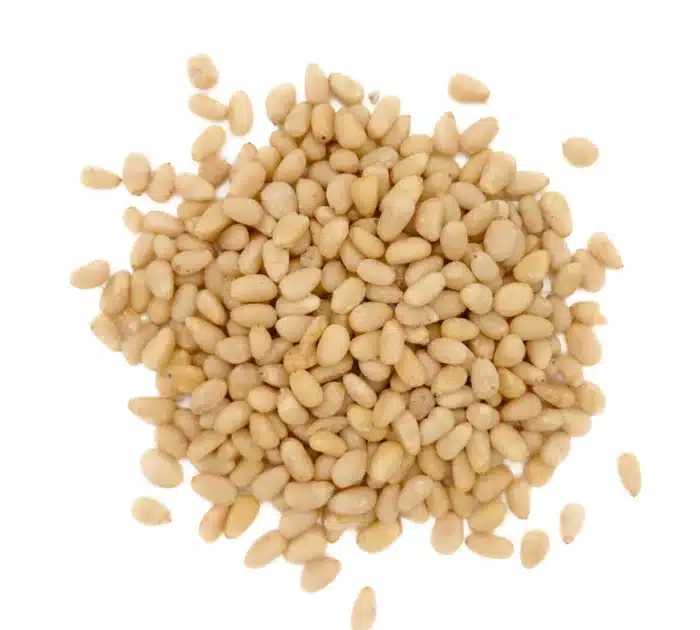 Bio Pinienkerne Nahaufnahme Produktbild