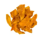 Bio Mangostreifen getrocknet Nahaufnahme Produktfoto