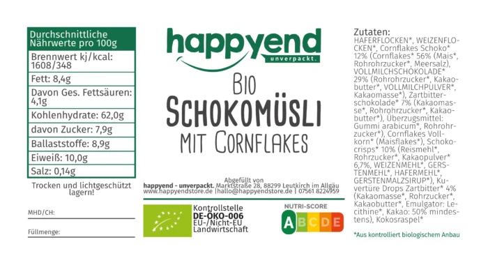 Bio Schoko Müsli – Bild 3