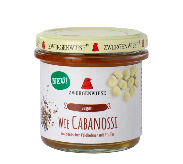 Veganer Wurstaufstrich "Wie Cabanossi" im 140g Glas