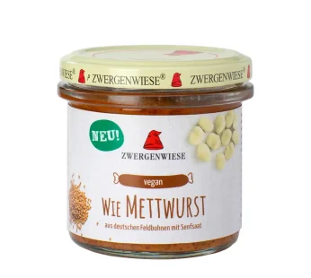 Wie Mettwurst – veganer Wurstaufstrich, 140g