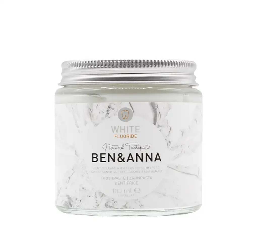 Ben&Anna Zahncreme WHITE – mit Fluoride, 100ml