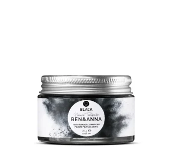 Ben&Anna Zahnputzpulver BLACK – mit Aktivkohle, 15g
