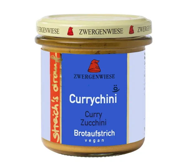 Bio Aufstrich "streich`s drauf Currychini" im Glas 160g