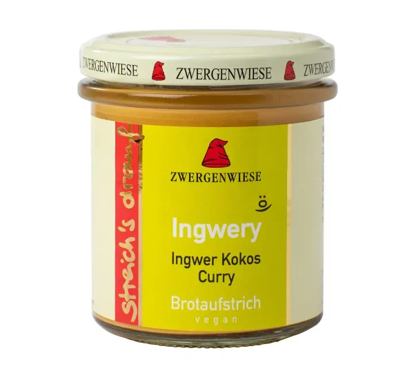 Bio Aufstrich "streich`s drauf Ingwery" im Glas 160g