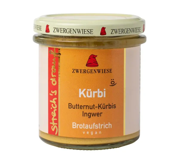 Bio Aufstrich "streich`s drauf Kürbi" im Glas 160g