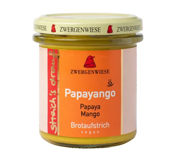 Bio Aufstrich "streich`s drauf Papayango" im Glas 160g