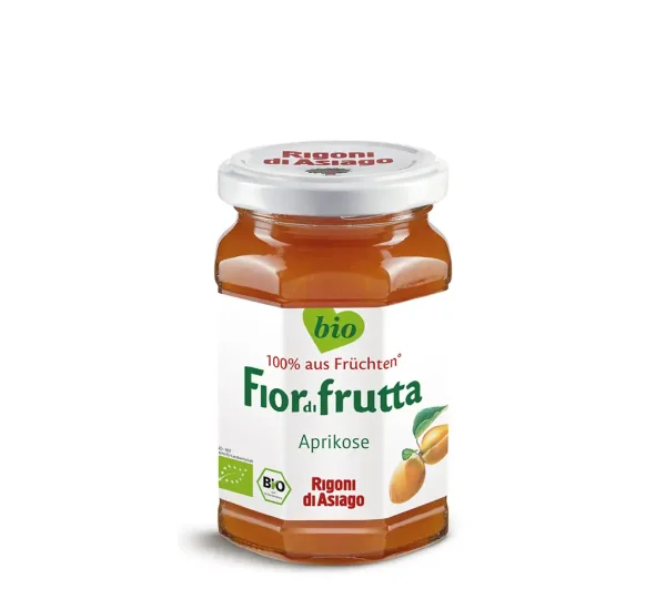 Bio Fruchtaufstrich mit Aprikose im Glas, 250g