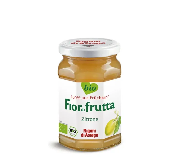 Bio Fruchtaufstrich mit Zitrone im Glas, 250g