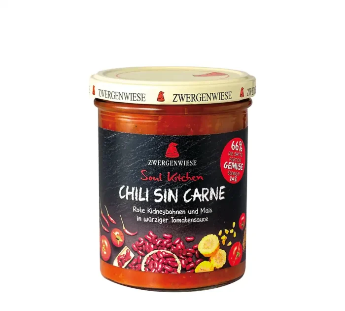 Bio Gemüsegericht Soul Kitchen Chili sin carne, 370g