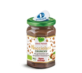 Nocciolata Crunchy, Haselnusscreme mit Stücken, 250g