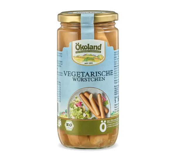 Bio vegetarische Würstchen im Glas, 380g