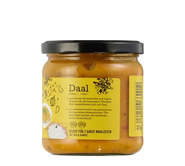The Bean Bros! Yellow Delight Daal im Glas, 380g