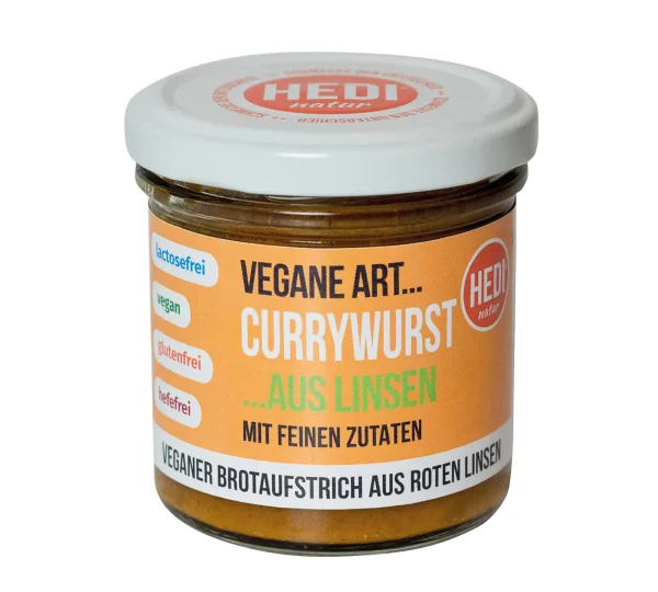 Bio Aufstrich HEDI-Naturkost - Currywurst, vegan, 140g