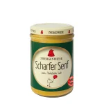 Bio scharfer Senf im Glas von Zwergenwiese, 160ml