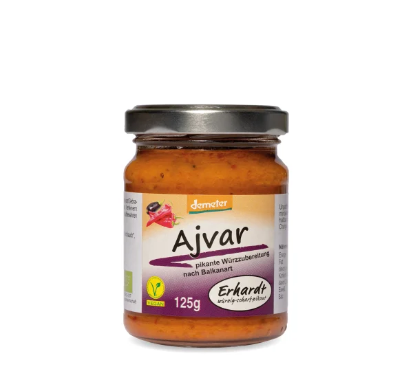 Bio Ajvar (demeter) im 125g Glas von Erhardt