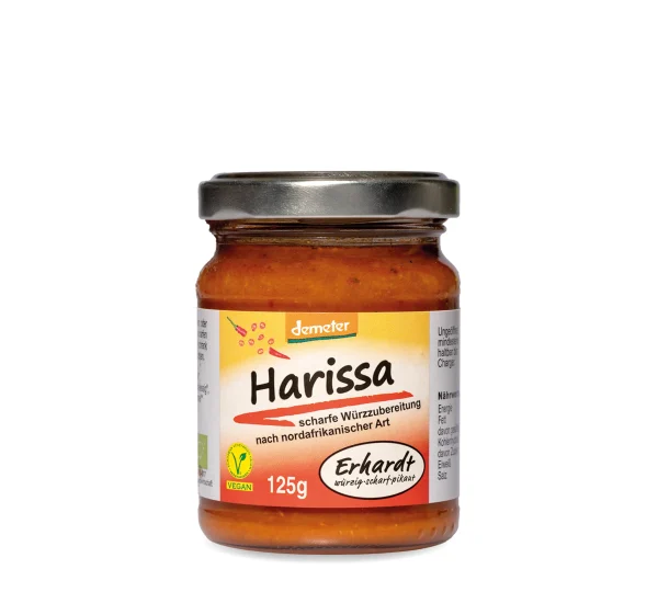 Bio Harrissa (demeter) im 125g Glas von Erhardt
