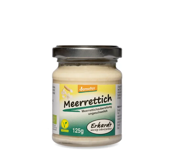 Bio Meerrettich (demeter) im 125g Glas von Erhardt