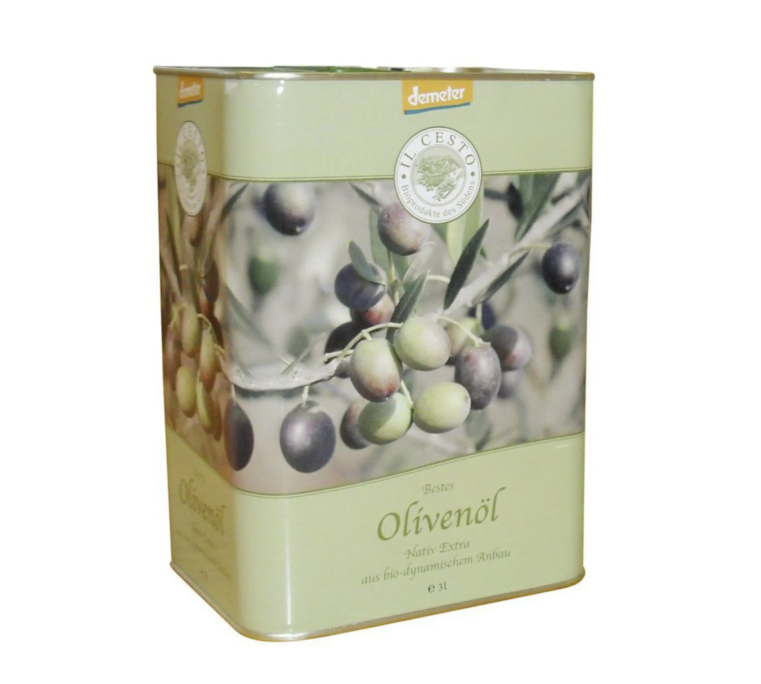 Bio Olivenöl nativ extra, 3 Liter (Vorbestellung)