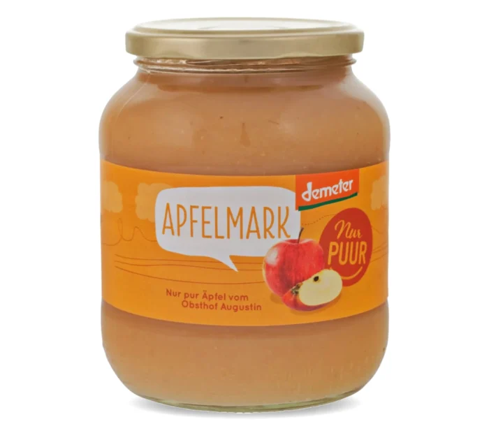 Bio Apfelmark pur (demeter) im Glas, 700g