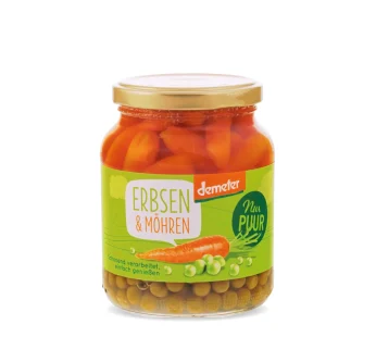 Bio Erbsen & Möhren, 350g