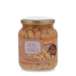Bio weiße Bohnen (demeter) im Glas, 350g