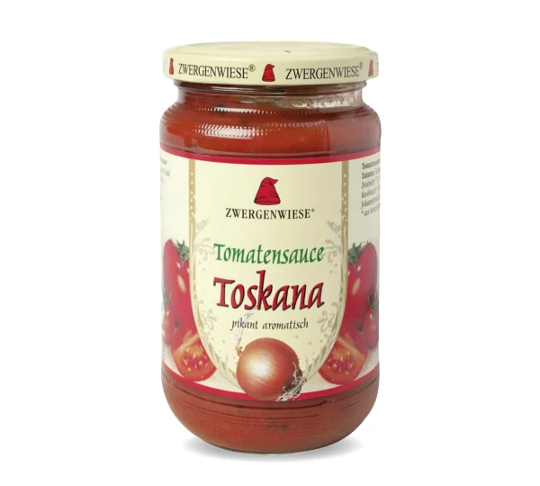 Bio vegane Tomatensoße Toskana von Zwergenwiese, 340g