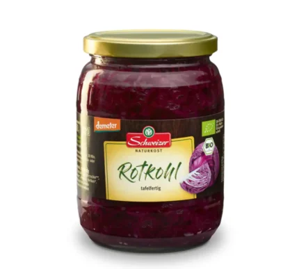 Bio Rotkohl (demeter) von Schweizer im 680g Glas