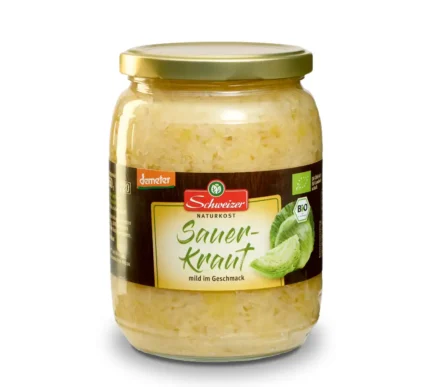 Bio Sauerkraut (demeter) von Schweizer im 680g Glas