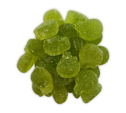 Fruchtgummis "Saure Äpfel" Nahaufnahme - Produktbild lose