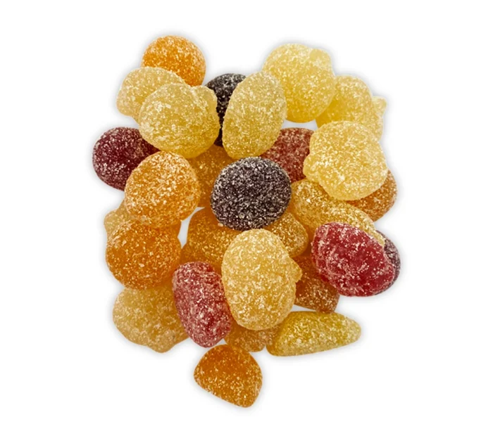 Fruchtgummis "Saurer Beeren-Mix" Nahaufnahme - Produktbild lose