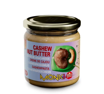Bio Cashew Nussmus im 330g-Glas von MONKI