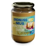 Bio Erdnussmus mit Salz im 650g-Glas von MONKI