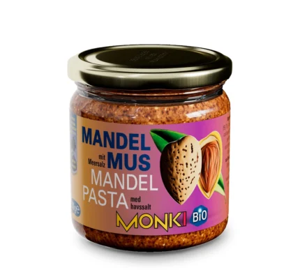 Bio Mandelmus im 330g-Glas von MONKI