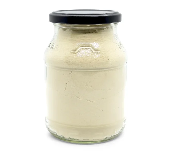Bio-Haferdrinkpulver im Pfandglas