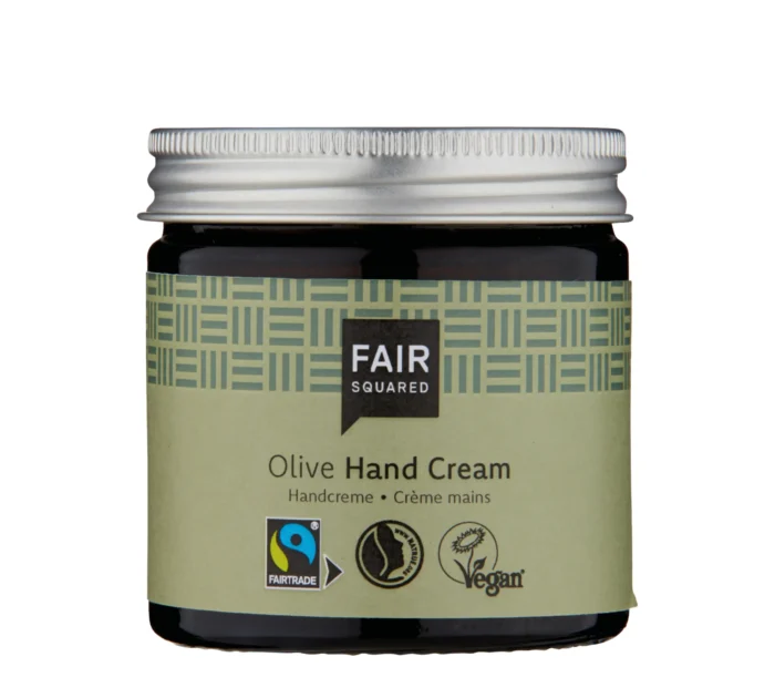 FairSquared Handcreme Olive im Pfandglas, 50ml