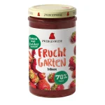 Bio Fruchtaufstrich FruchtGarten von Zwergenwiese Erdbeere, 225g Glas