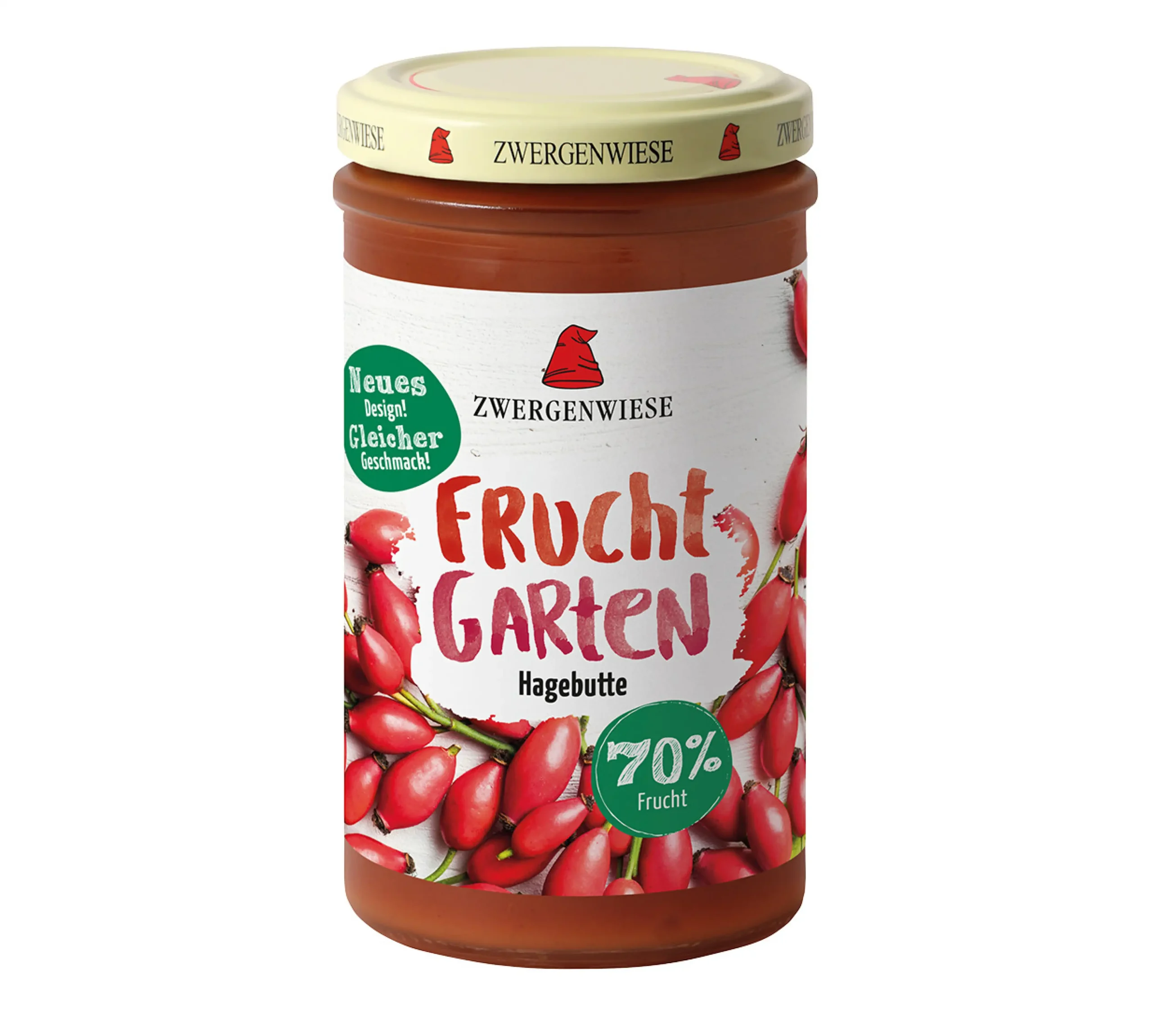 Bio Fruchtaufstrich „FruchtGarten“ Hagebutte, 225g