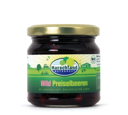 Bio Wild Preiselbeeren im Glas, 220g
