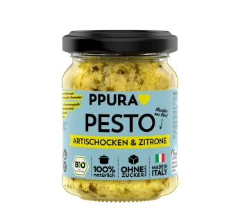 Bio Pesto Artischocken & Zitrone, 120g