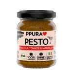 Bio Pesto Rucola, Tomate & Mandel im Glas von PPURA, 120g