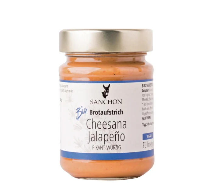 Bio Cheesana Jalapeno Brotaufstrich von Sanchon, 170g